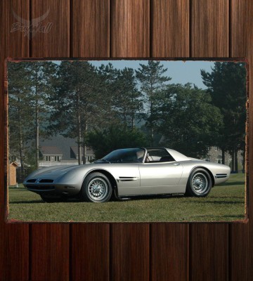 Металлическая табличка Bizzarrini 5300 SI Spyder Prototype